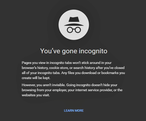 Turn Off Incognito Mode Firefox